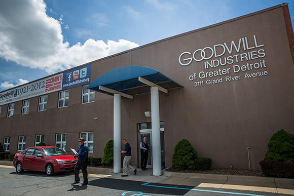 Exterior view of Goodwill Industries building